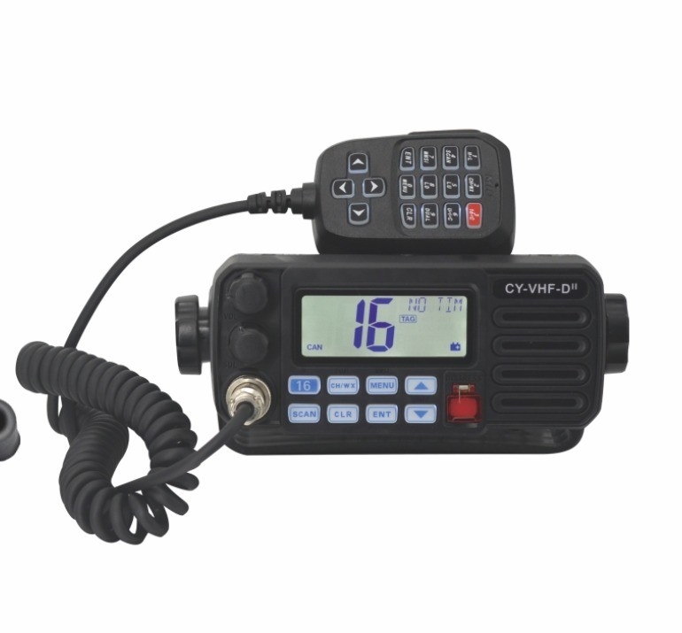 Modello di terminale portatile di installazione radio VHF GMDSS con gamma di frequenza 156,05 - 163,2 MHz